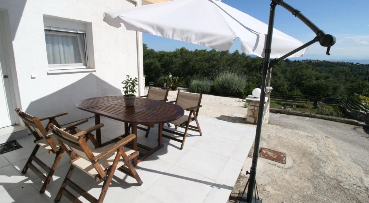 Corfu Luxury Apartment, Tranquility, Mountain & Sea Views Agios Gordios  Extérieur photo